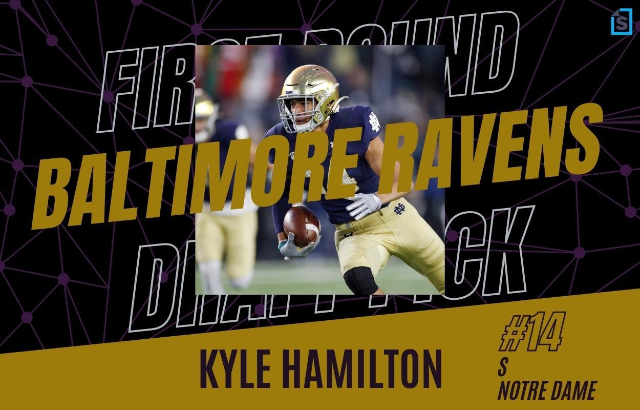 Baltimore Ravens 2022 NFL Draft pick Kyle Hamilton