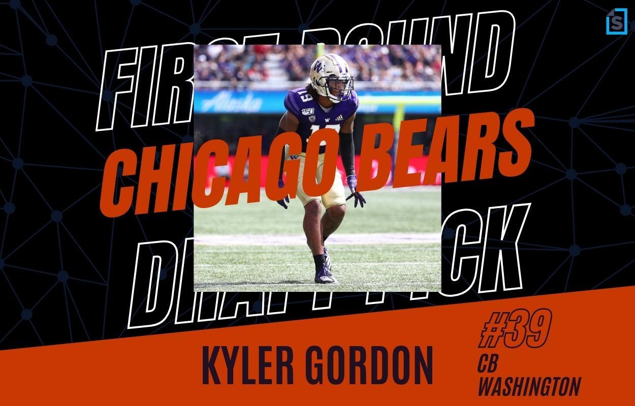 Chicago Bears draft pick Kyler Gordon is the team's first pick of the 2022 NFL Draft.