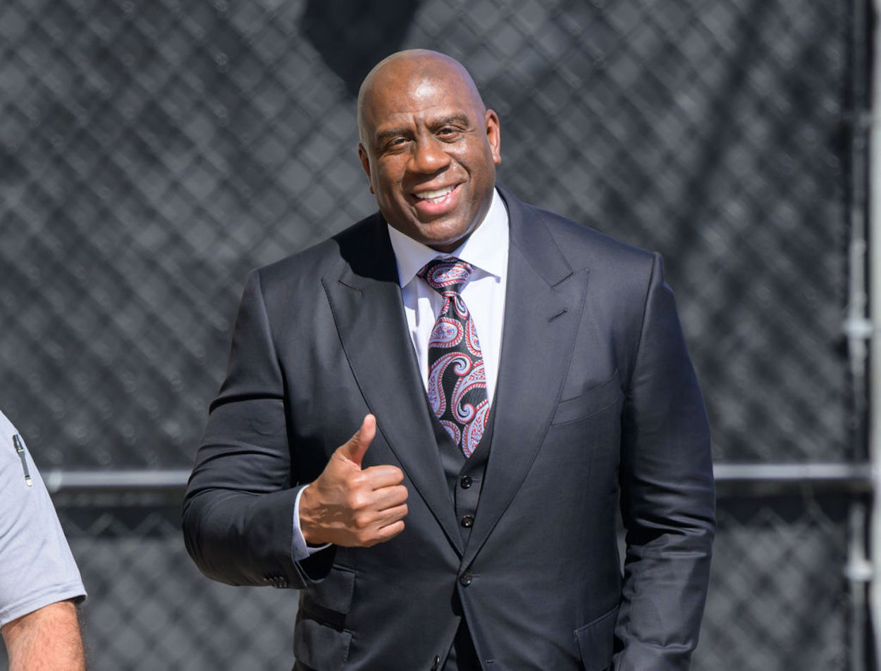 Los Angles Lakers legend Magic Johnson in 2022