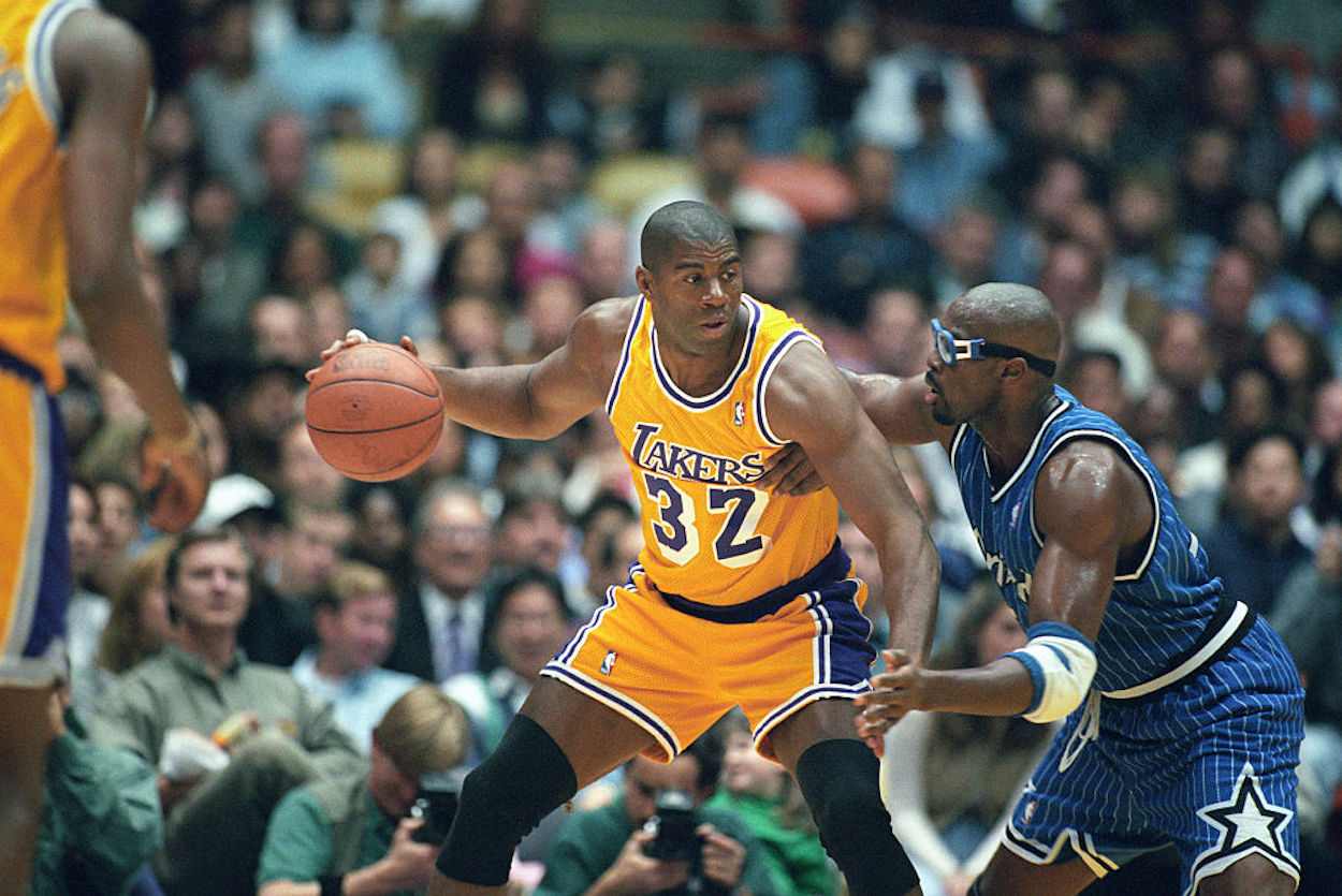 Magic Johnson during his time as a member of the LA Lakers.