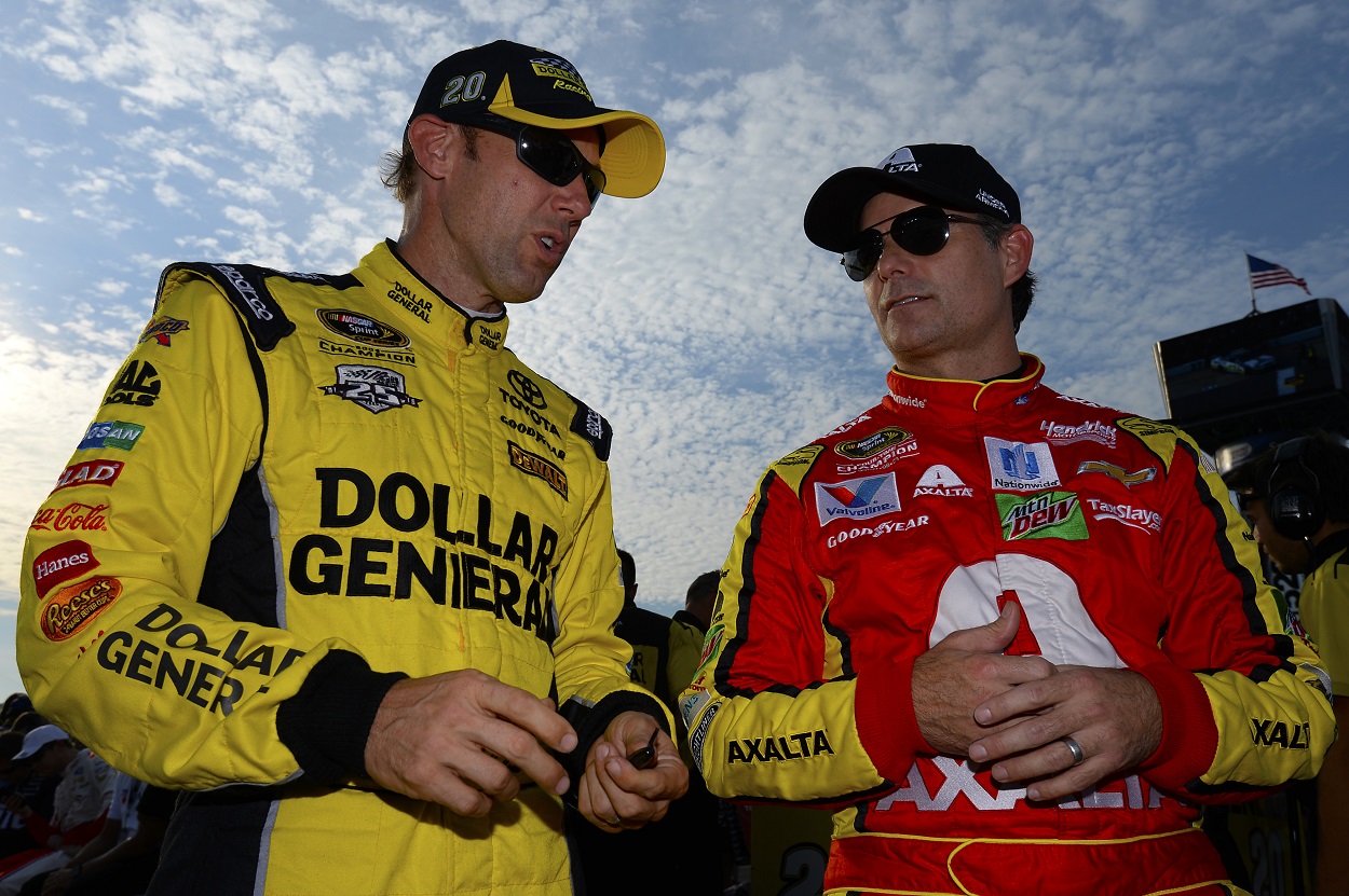 Matt Kenseth and Jeff Gordon