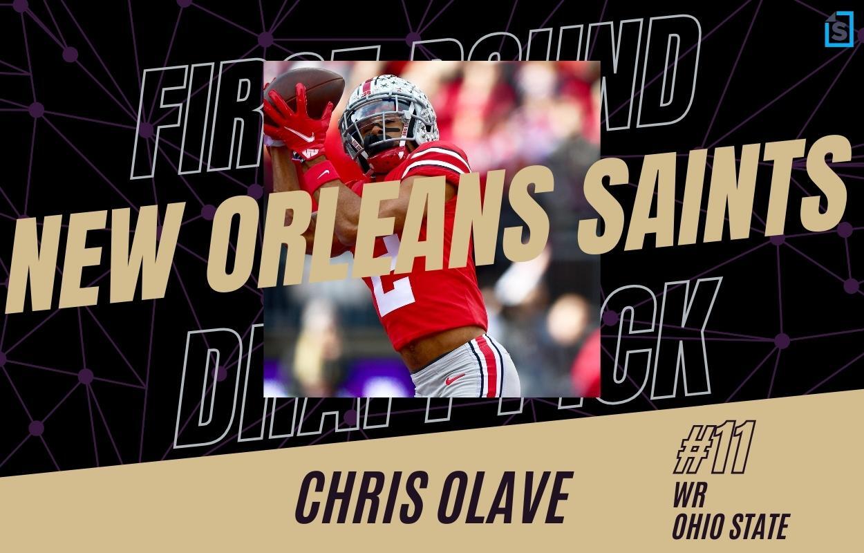 New Orleans Saints 2022 NFL Draft pick Chris Olave
