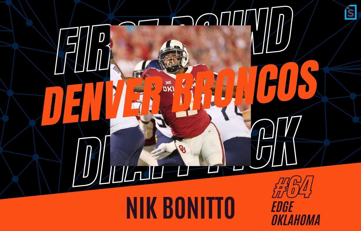 Denver Broncos 2022 NFL Draft pick Nik Bonitto