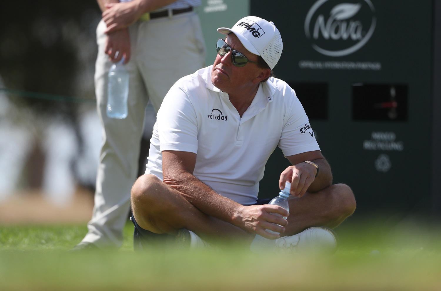 Phil Mickelson during a practice round prior to the PIF Saudi International at Royal Greens Golf & Country Club on Feb. 2, 2022 in Al Murooj, Saudi Arabia. | Oisin Keniry/Getty Images