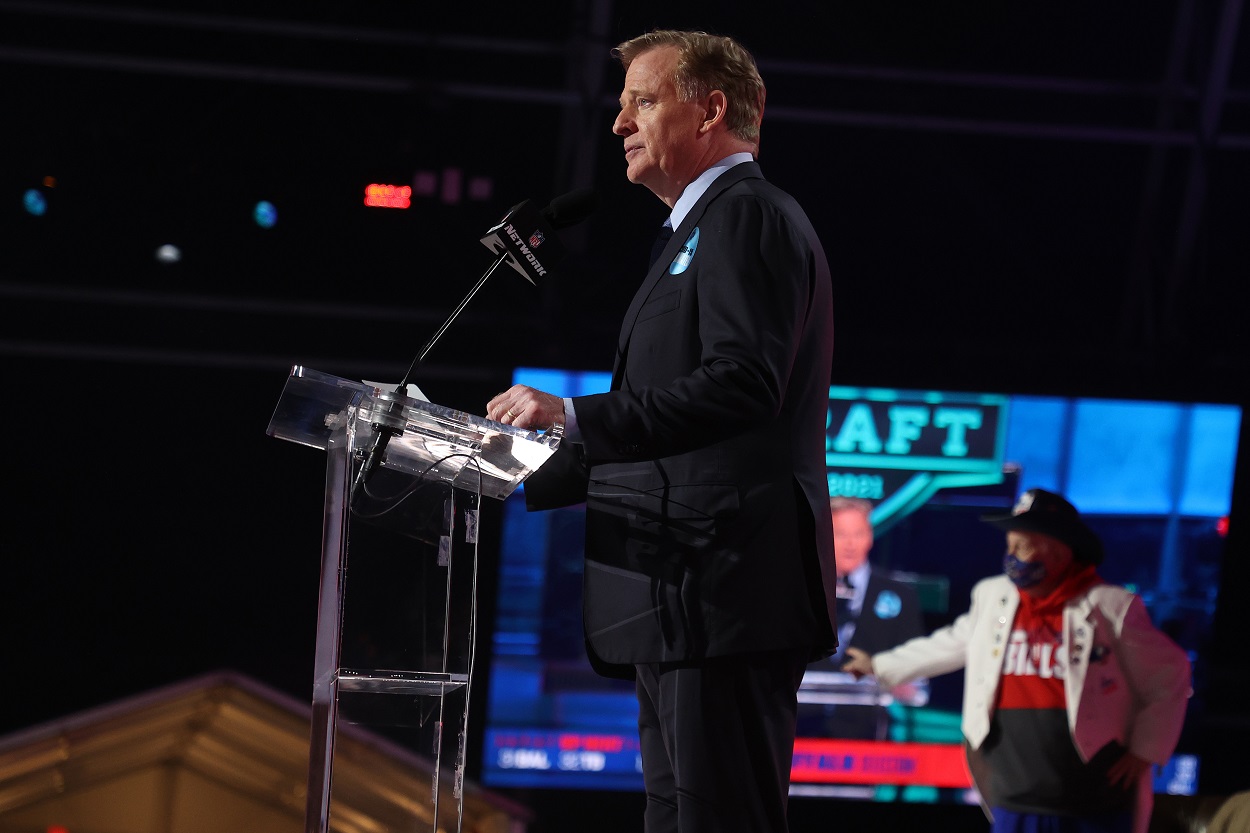 Roger Goodell at the NFL Draft