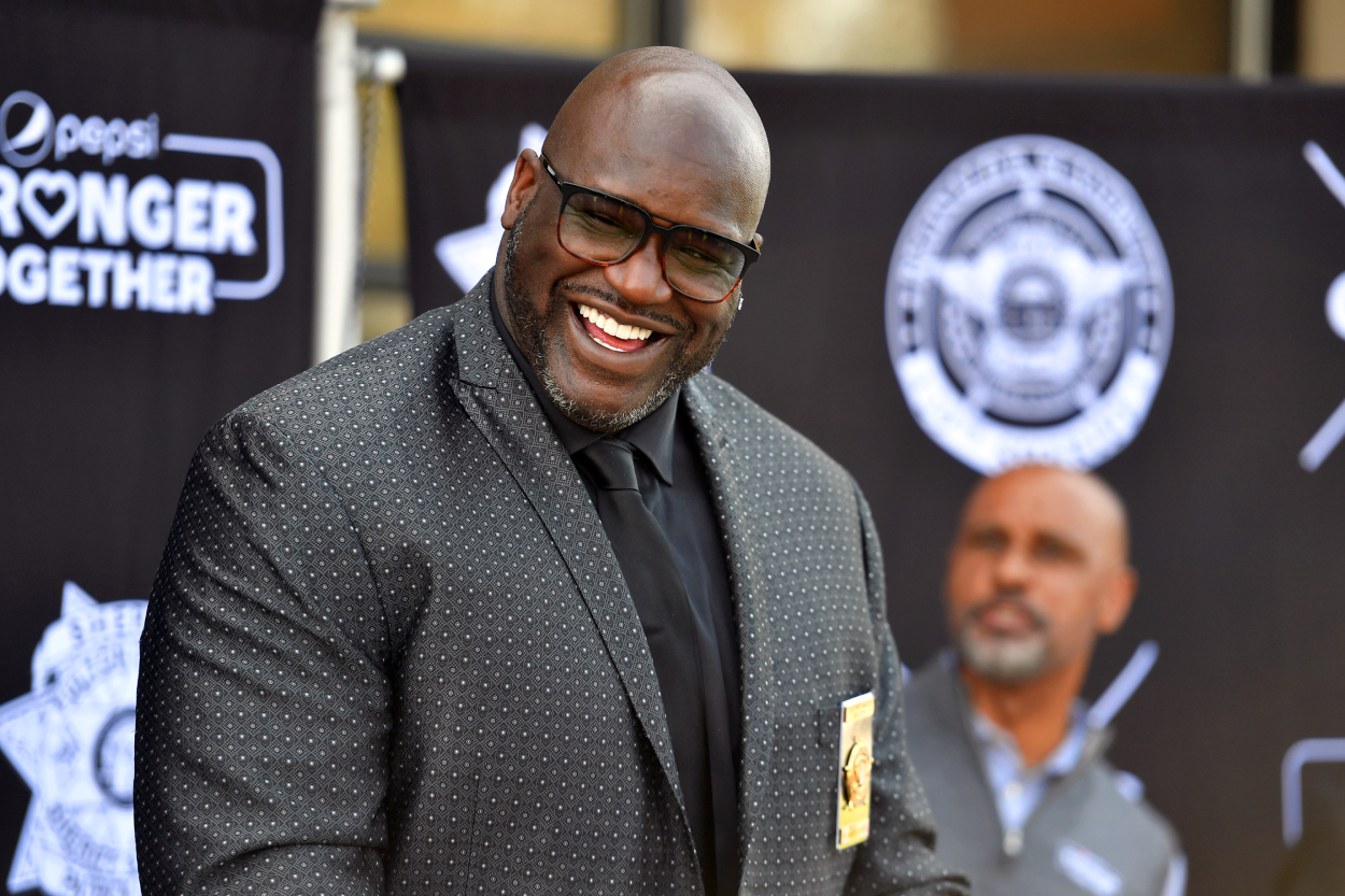 Los Angeles Lakers legend Shaquille O'Neal in April 2021.