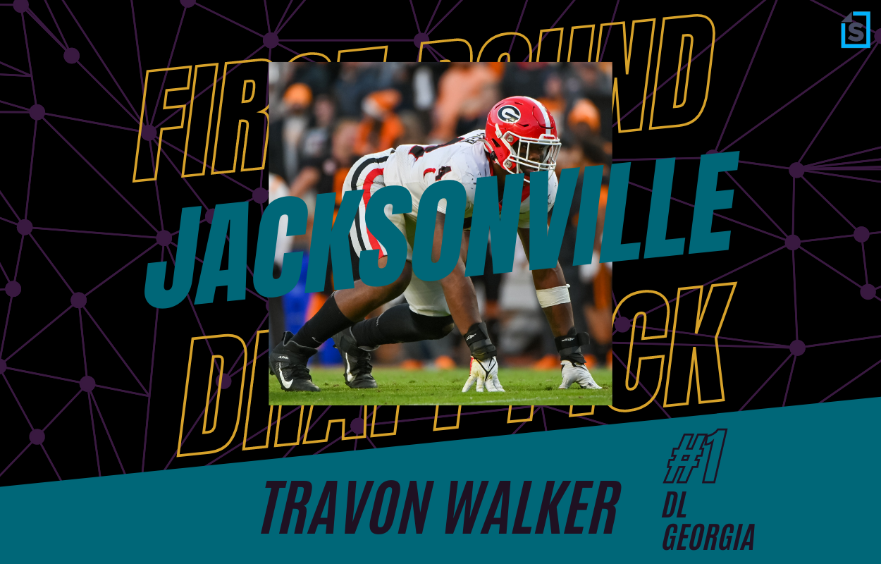 Travon Walker drafted by the Jacksonville Jaguars at No. 1 overall.