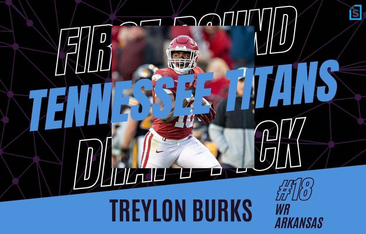 Tennessee Titans 2022 NFL Draft pick Treylon Burks