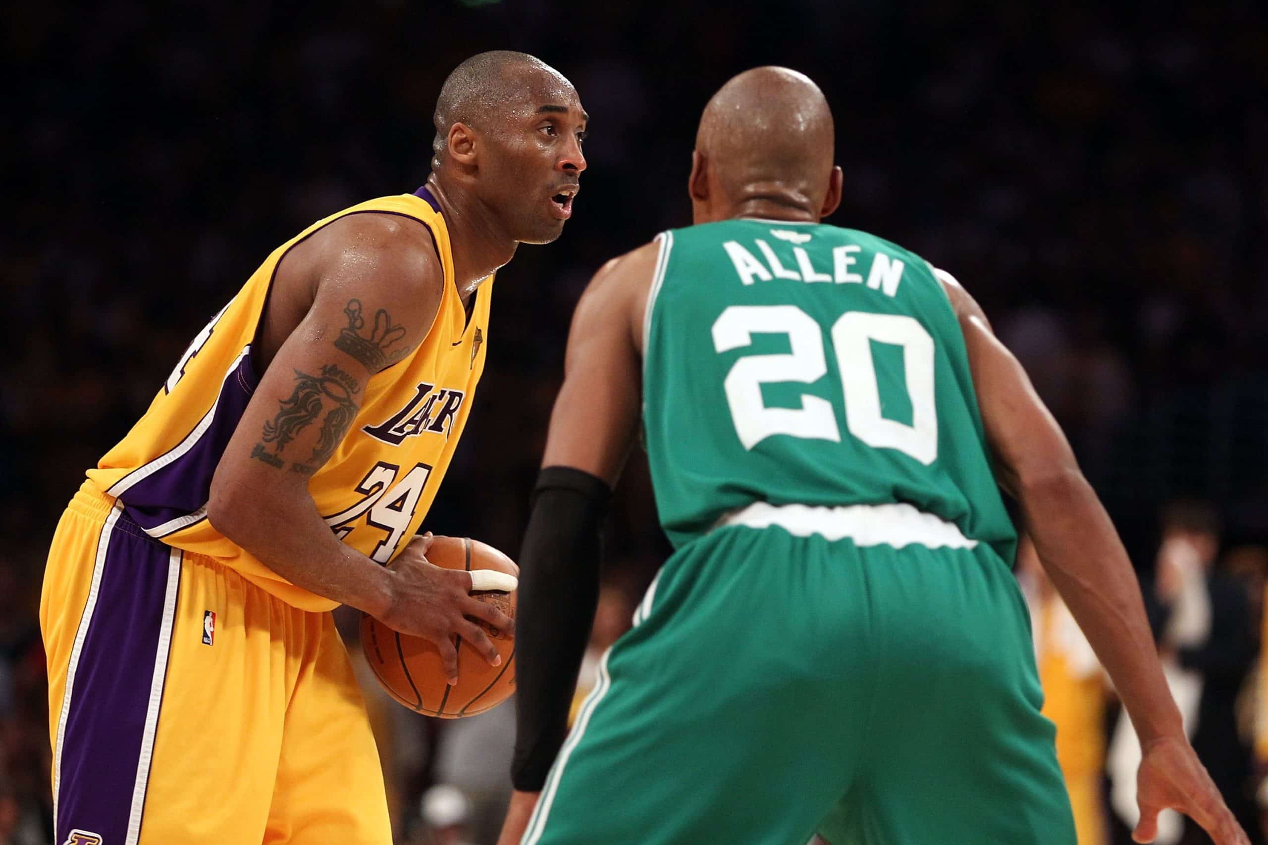 Kevin Garnett, Ray Allen, And Paul Pierce Emotionally Hug Each