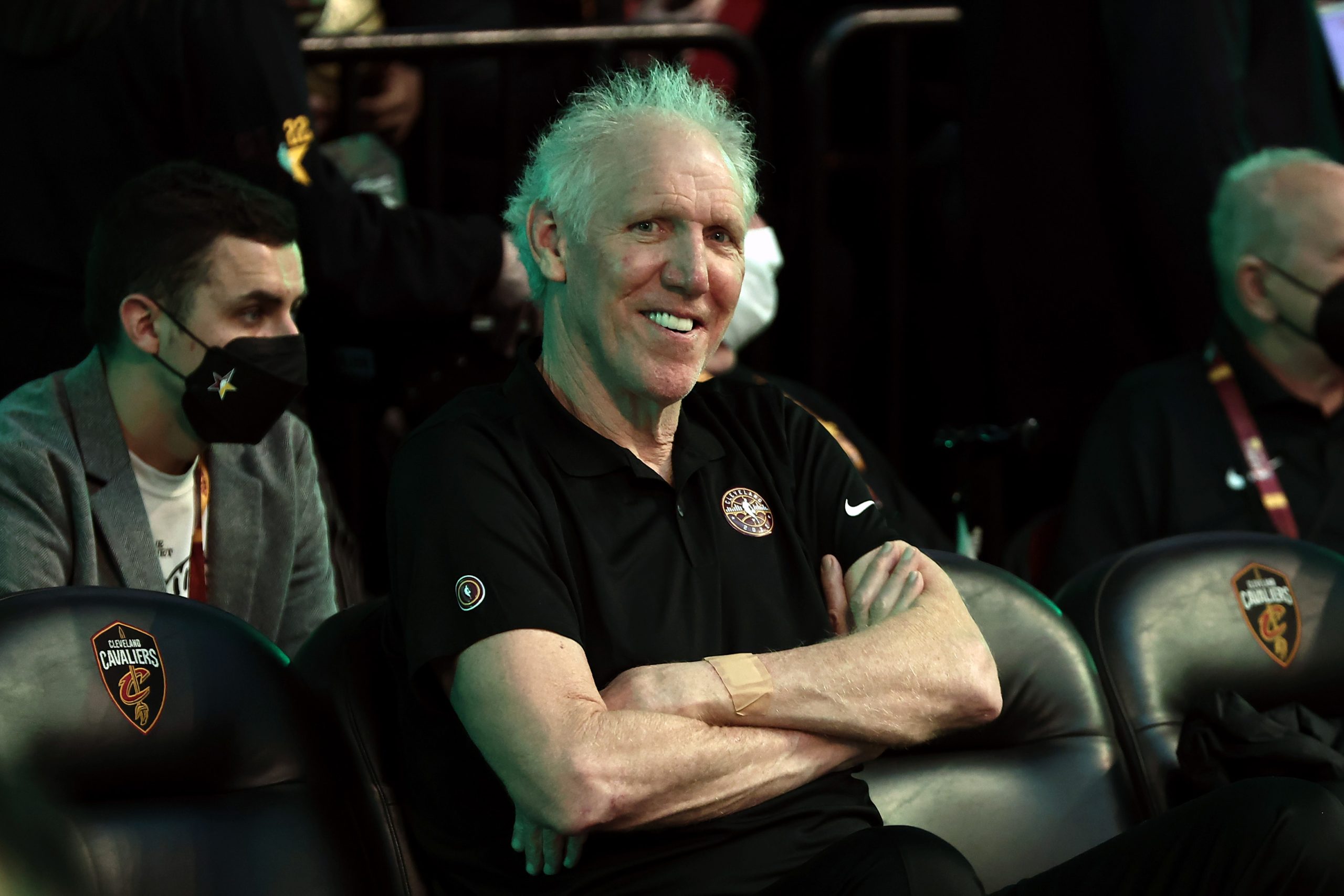 Bill Walton is seen during the Taco Bell Skills Challenge.