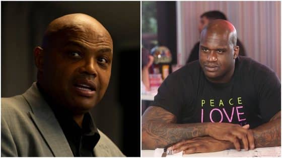 Charles Barkley (L) and Shaquille O'Neal (R)
