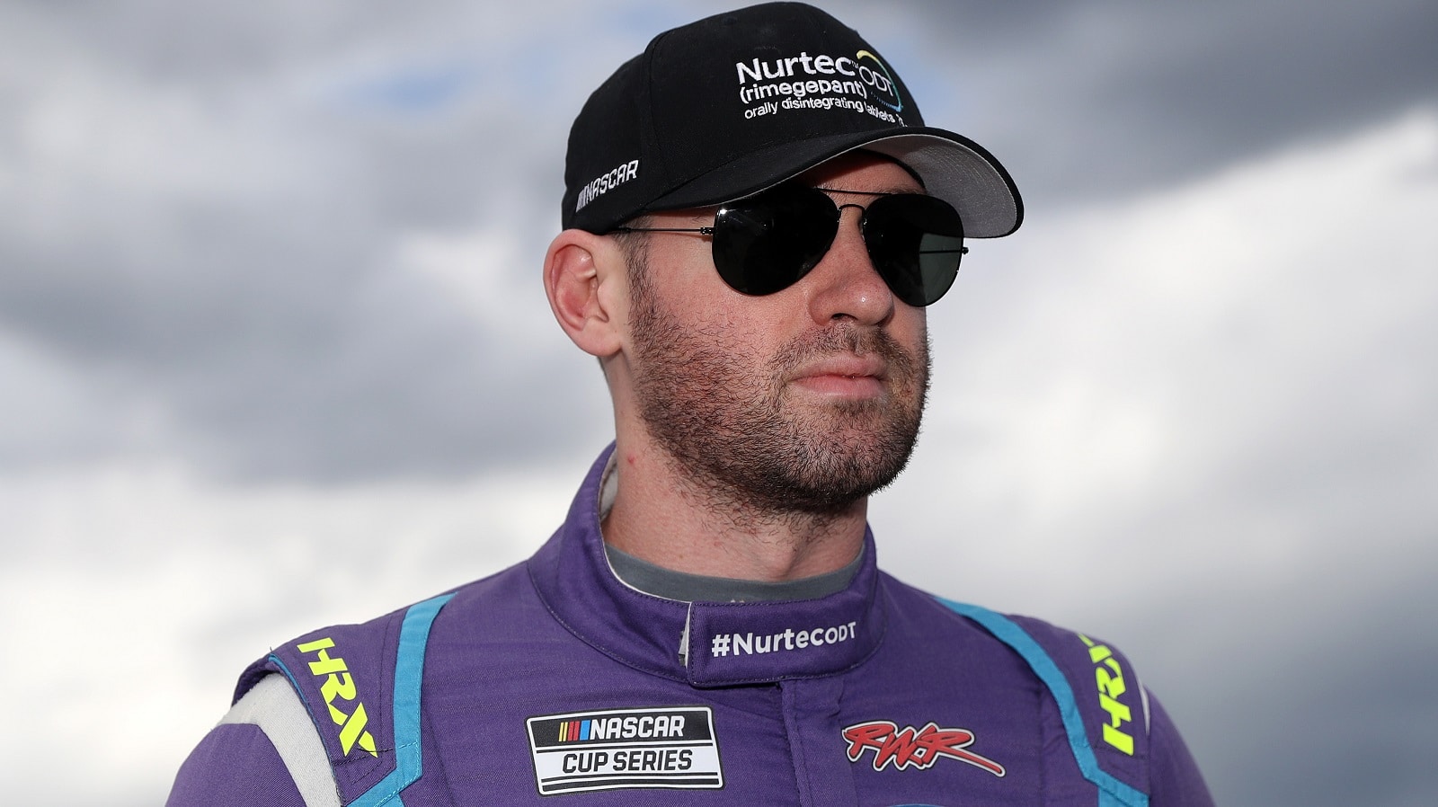 Cody Ware looks on during practice for the NASCAR Cup Series Blue-Emu Maximum Pain Relief 400 at Martinsville Speedway on April 8, 2022.