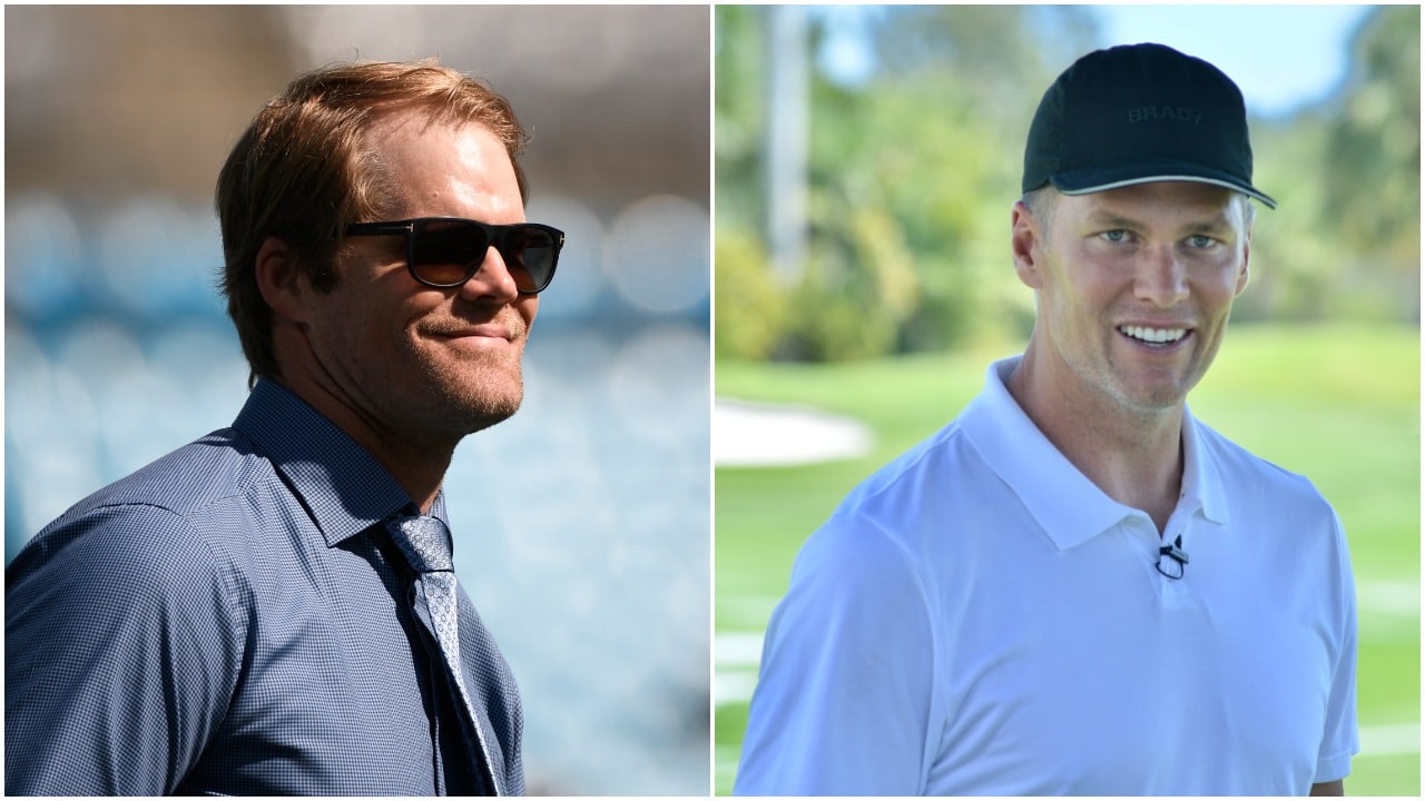 Greg Olsen and Tom Brady