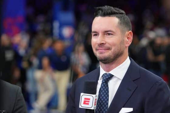 Former NBA player and current ESPN commentator JJ Redick in 2022.