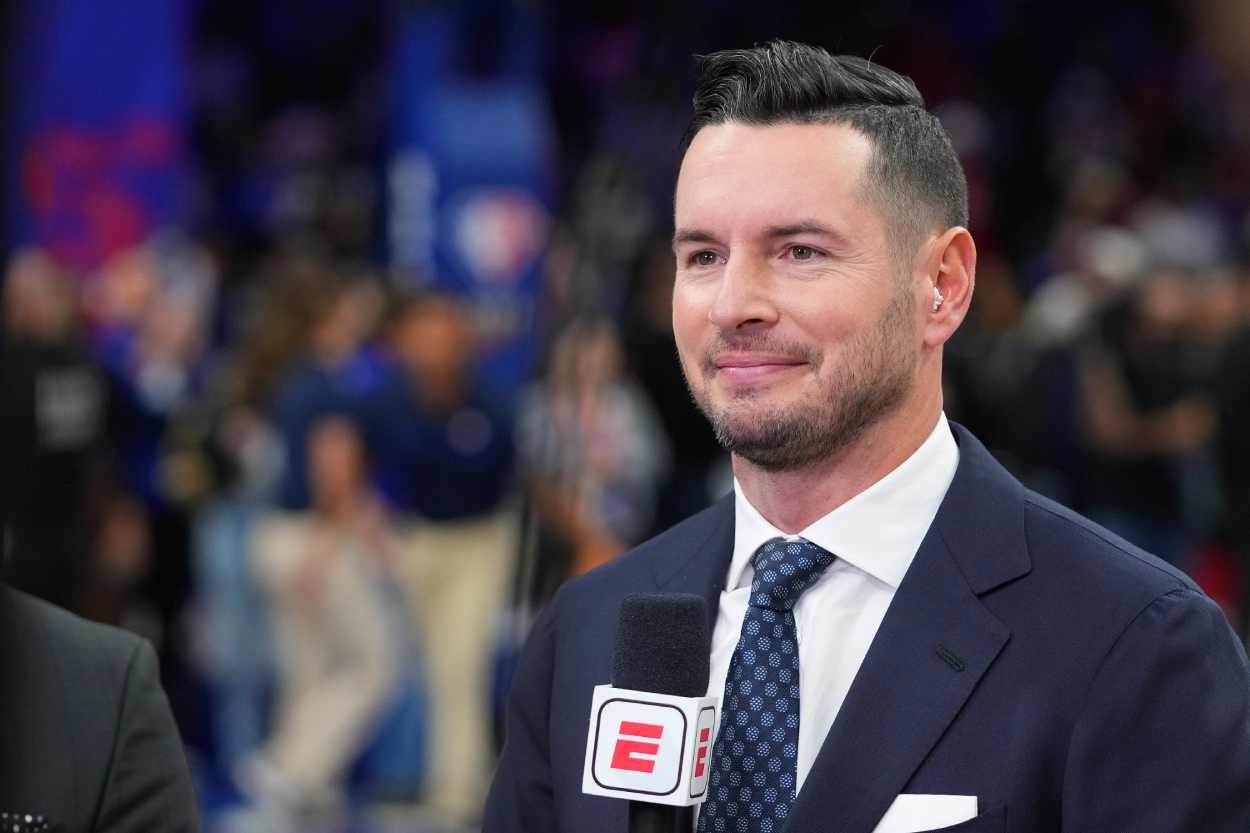 Former NBA player and current ESPN commentator JJ Redick in 2022.