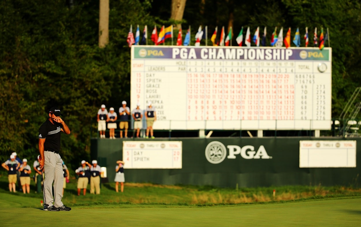 Jason Day during the 2015 PGA Championship