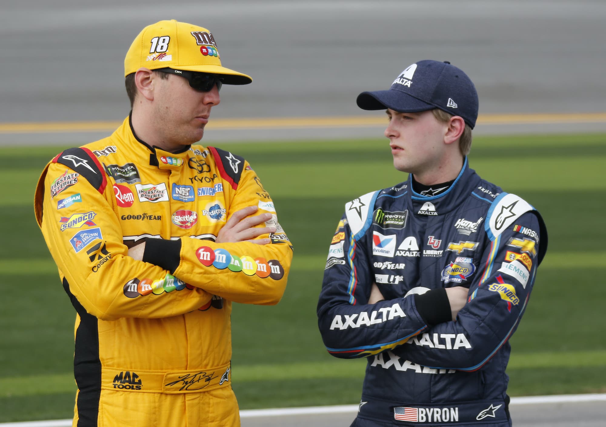 Kyle Busch and William Byron talk