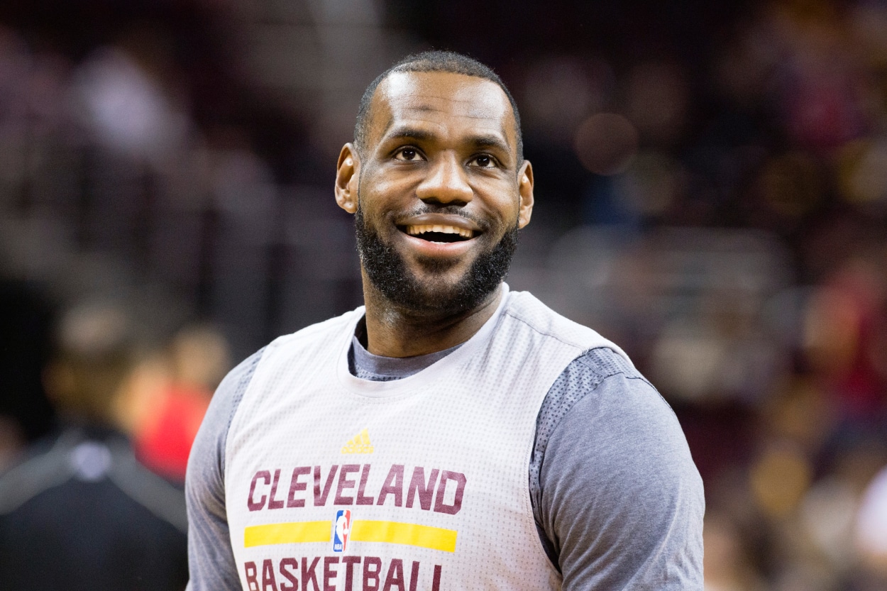 Former Cleveland Cavaliers star LeBron James during the 2016 NBA season.