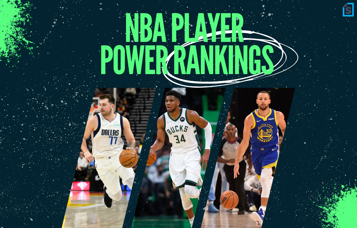 Luka Doncic, Giannis Antetokounmpo, and Stephen Curry all feature in the latest NBA Player Power Rankings
