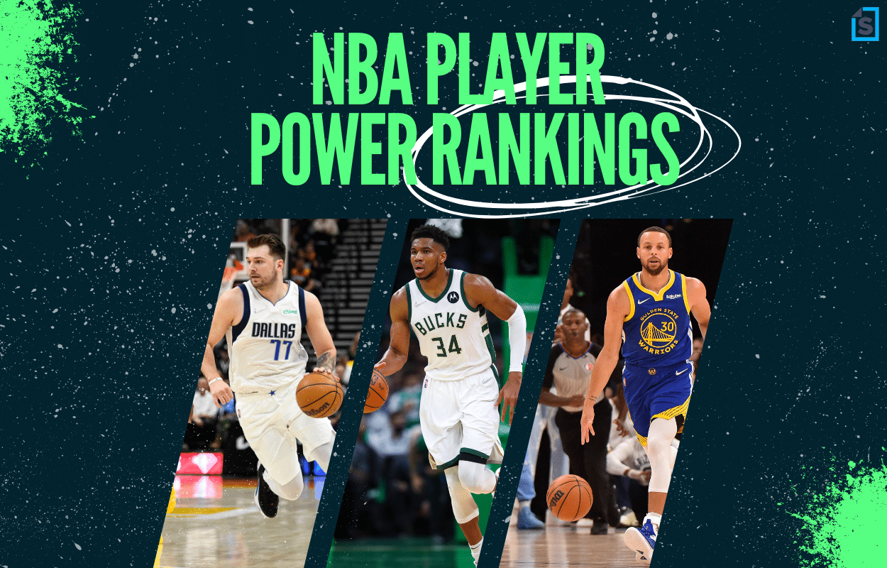 Luka Doncic, Giannis Antetokounmpo, and Stephen Curry all feature in the latest NBA Player Power Rankings