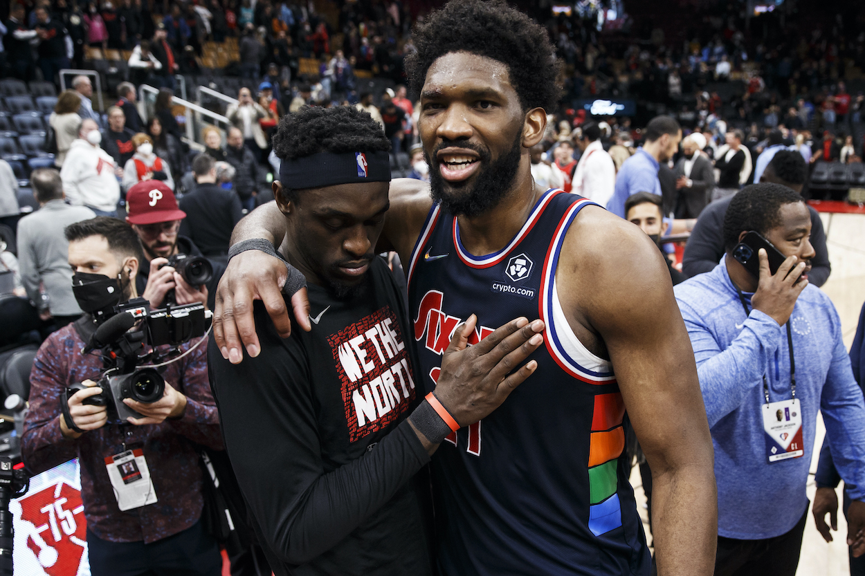 Joel Embiid Doesn’t Blame Pascal Siakam for His Injury, but He Won’t Forgive Raptors Fans for Celebrating It