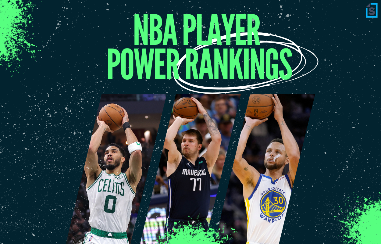 Stephen Curry, Luka Doncic, and Jayson Tatum all factor into our NBA power rankings as of today.