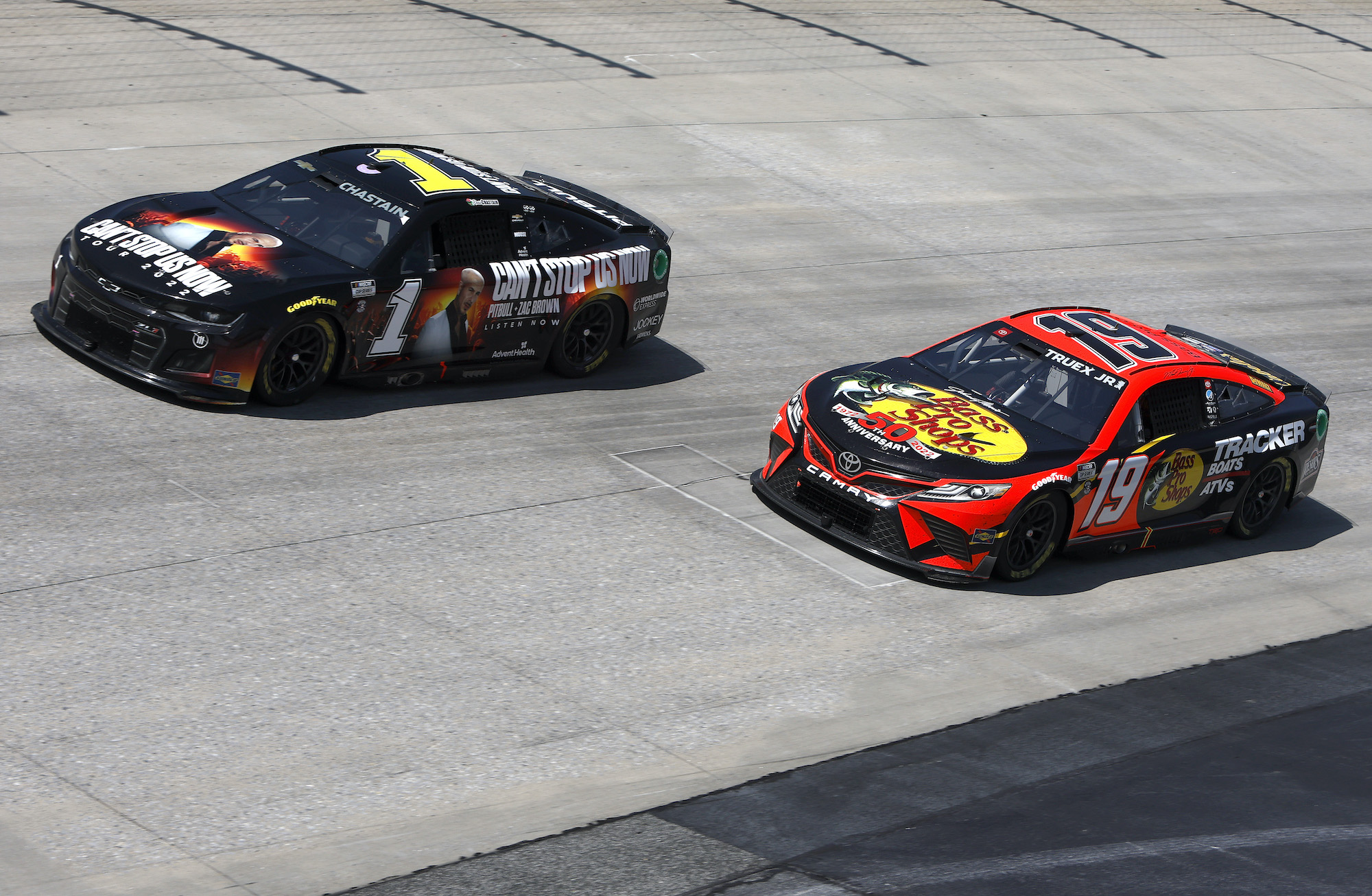 Ross Chastain and Martin Truex Jr. at Dover
