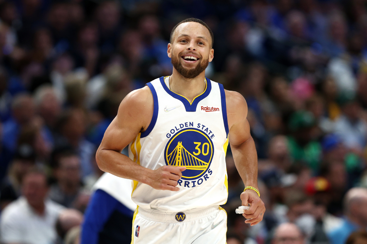 Two-time NBA MVP Stephen Curry during the 2022 Western Conference Finals.