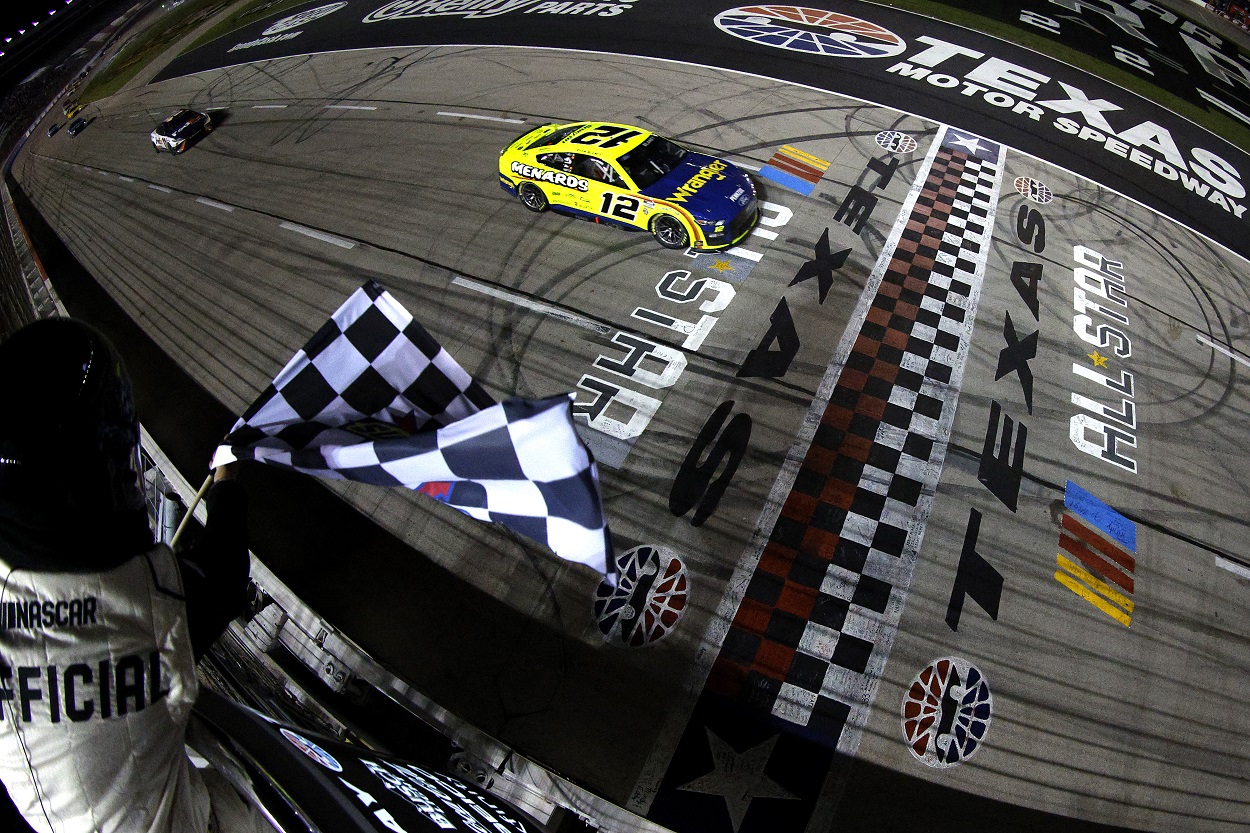 Ryan Blaney wins the 2022 NASCAR All-Star Race at Texas Motor Speedway