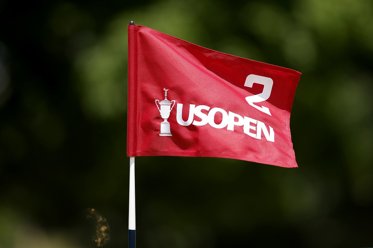 2022 U.S. Open flag at The Country Club
