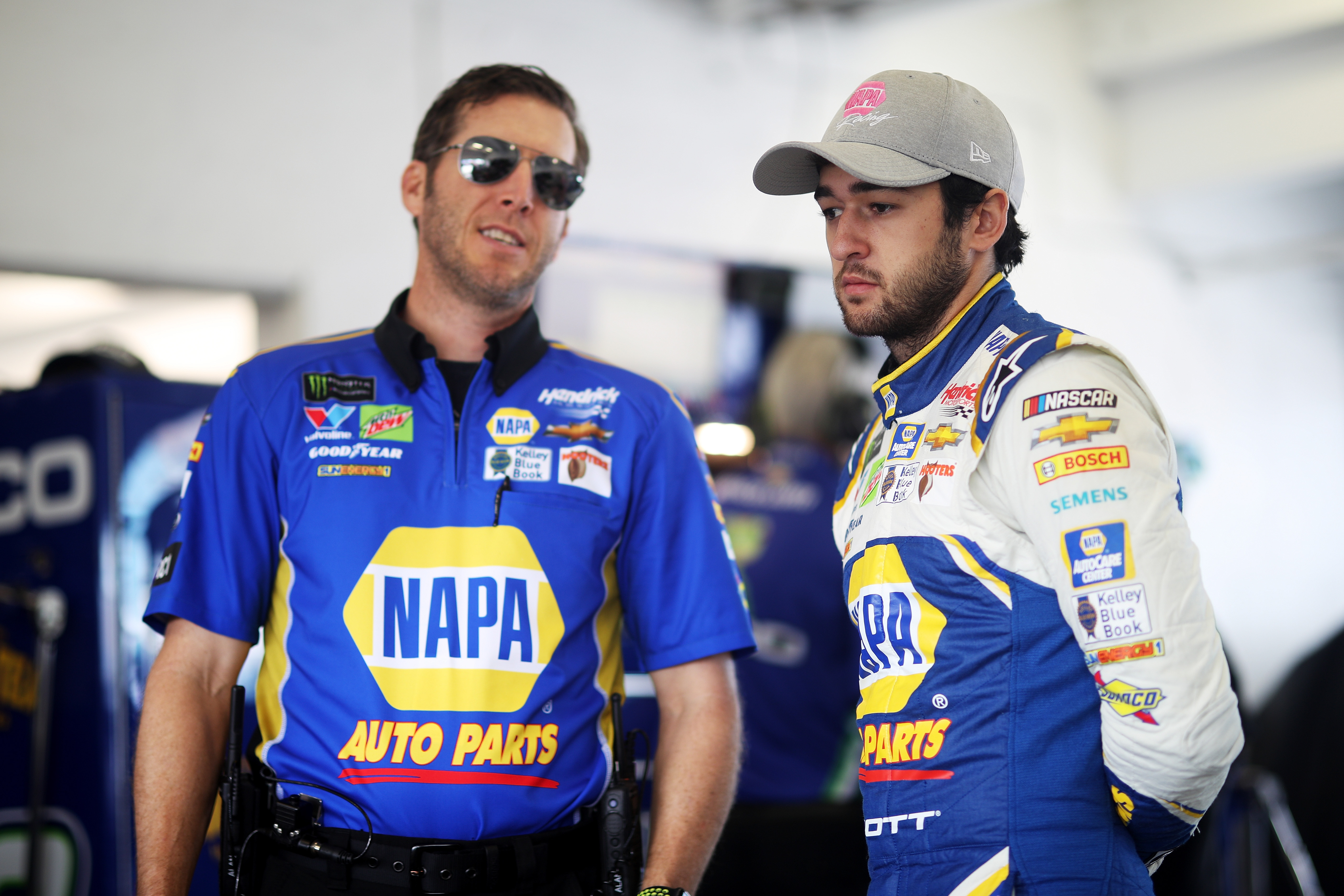 Chase Elliott and Alan Gustafson talk