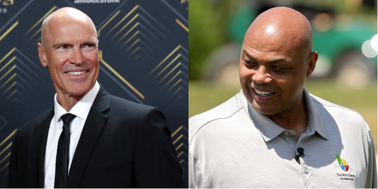 Mark Messier (L) and Charles Barkley (R)