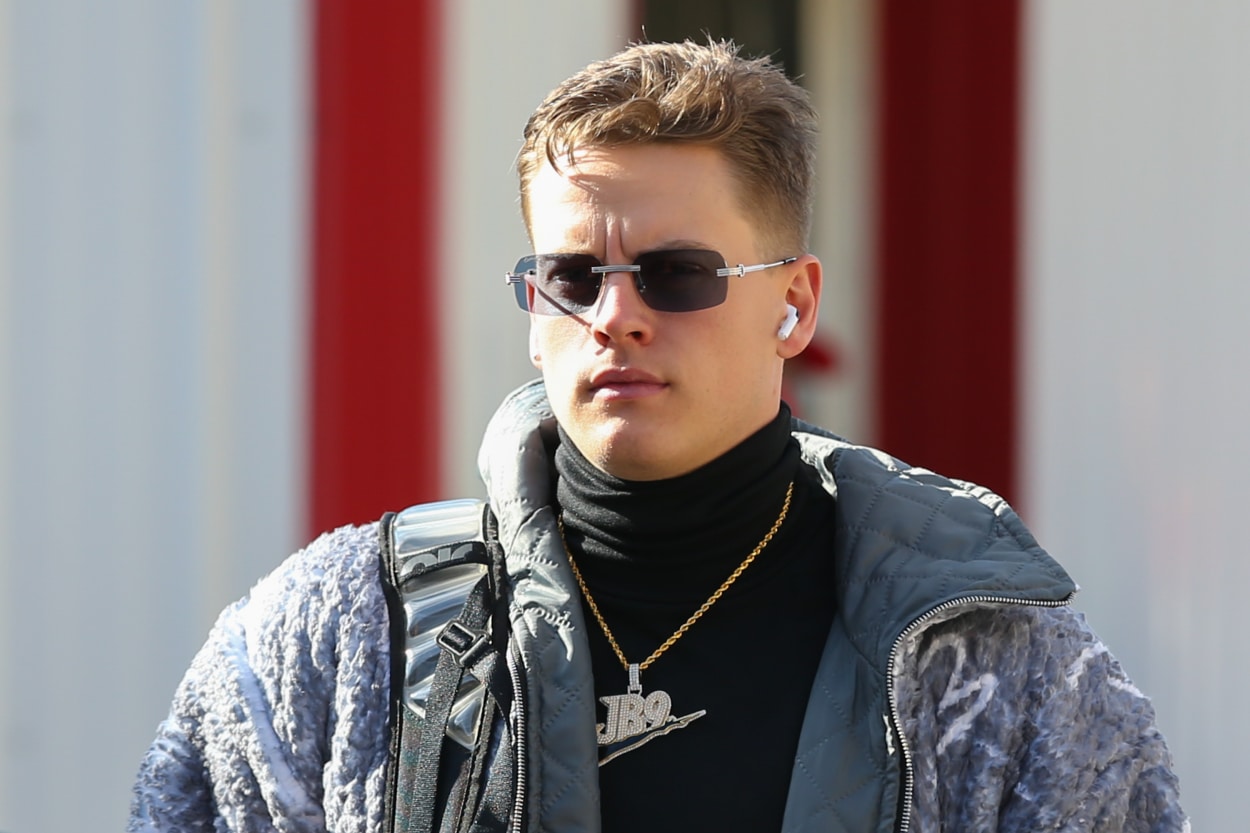 Cincinnati Bengals quarterback Joe Burrow before the AFC Championship Game.