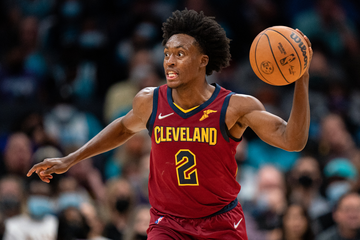 Cleveland Cavaliers guard Collin Sexton during a game against the Hornets in 2021.