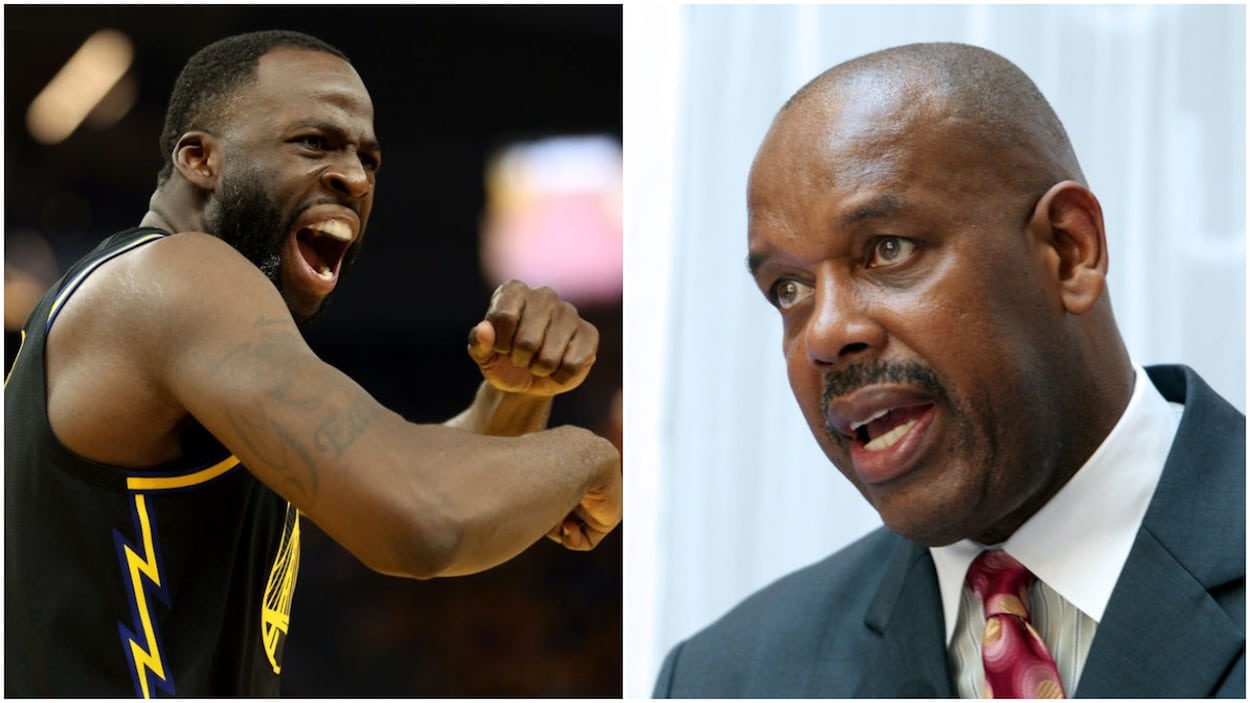 Draymond Green (L) and Cedric Maxwell (R)