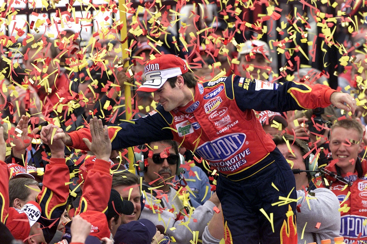 Jeff Gordon during the record-setting 2001 NASCAR Cup Series season