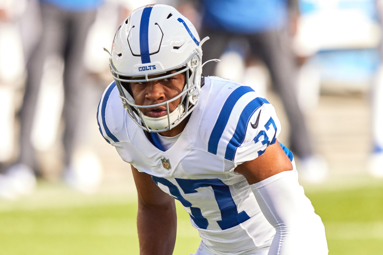 Former Indianapolis Colts safety Khari Willis, who recently announced his retirement.