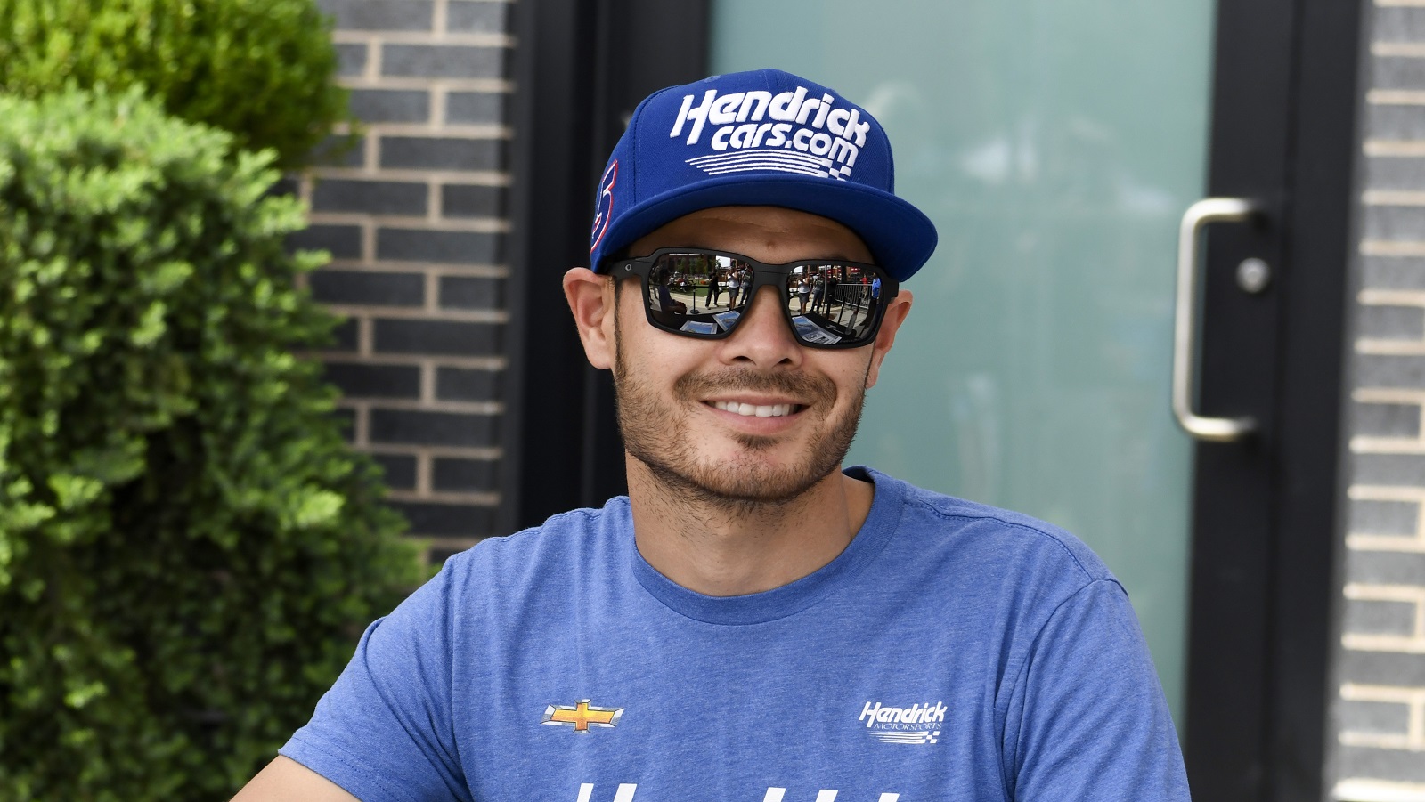 Kyle Larson during the fanfest for the NASCAR Cup Series Inaugural Enjoy Illinois 300 Presented by TicketSmarter on June 2, 2022, at Ballpark Village in St. Louis, Missouri.