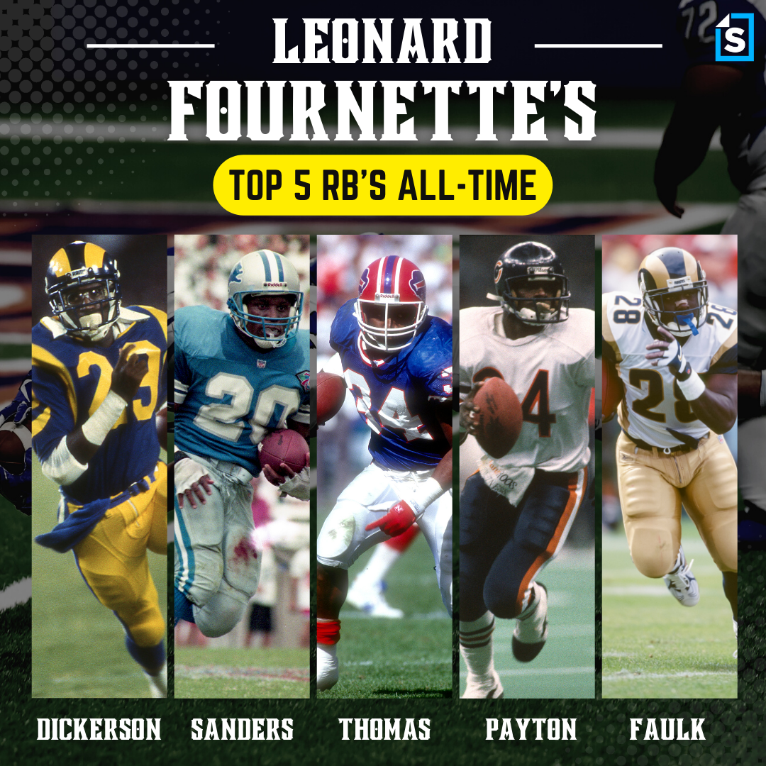 Leonard Fournette's top five running backs of all-time.
