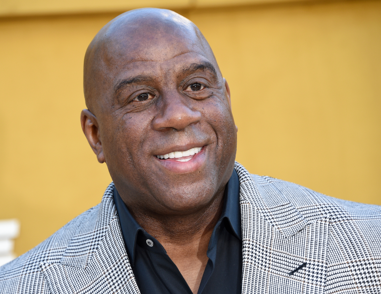 Los Angeles Lakers legend Magic Johnson in 2022.