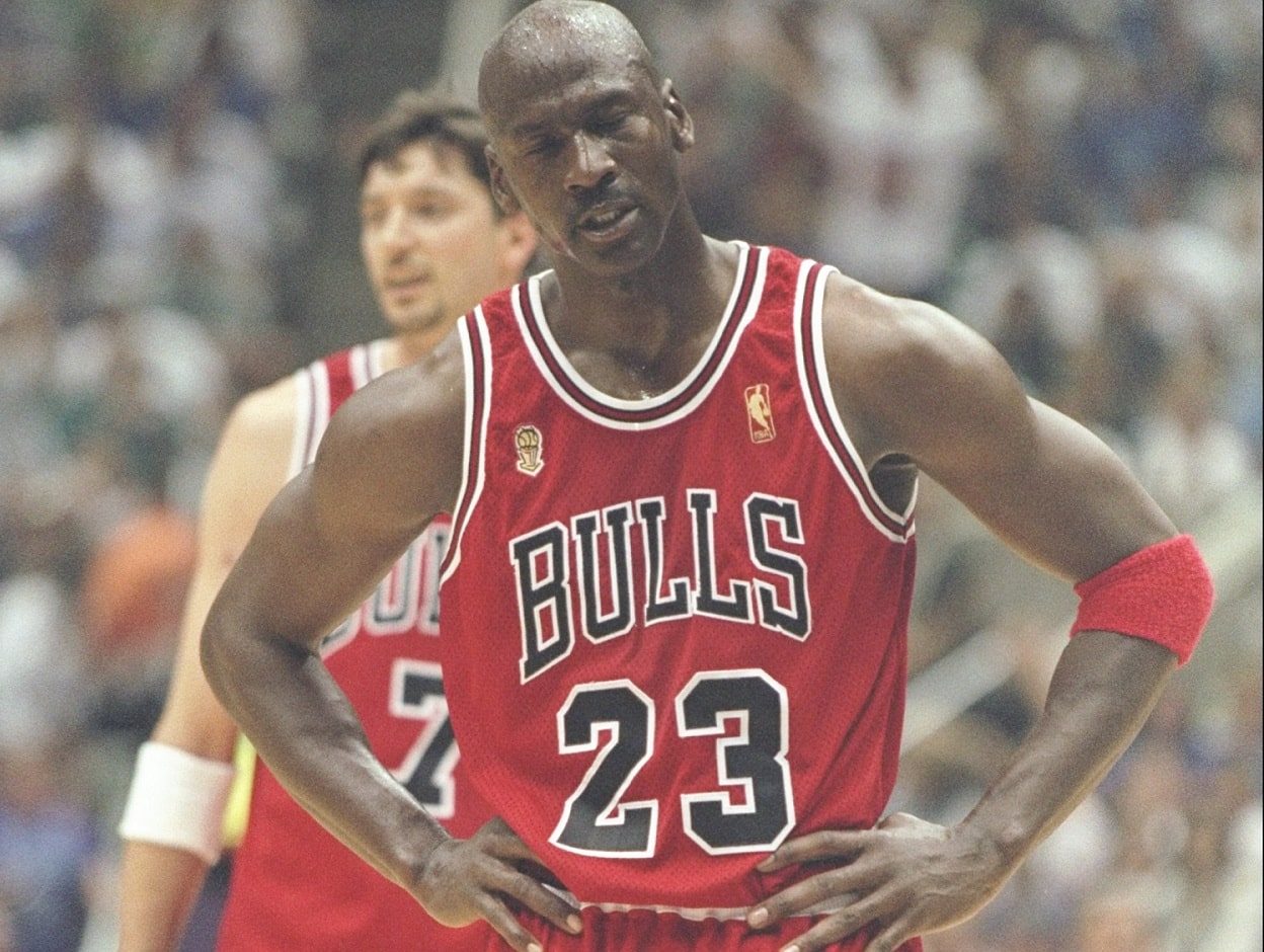 Michael jordan sales flu game