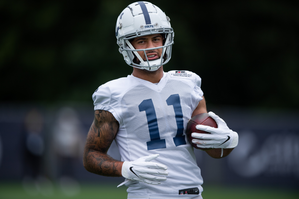 Indianapolis Colts wide receiver Michael Pittman Jr. during 2021 training camp.