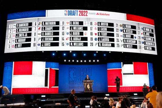 The big boar during the 2022 NBA Draft.