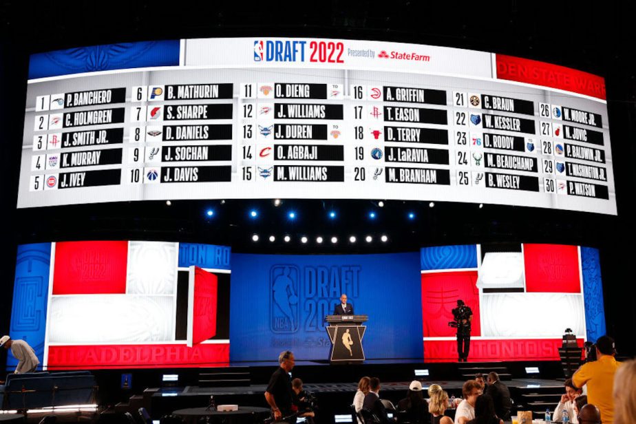 The big boar during the 2022 NBA Draft.