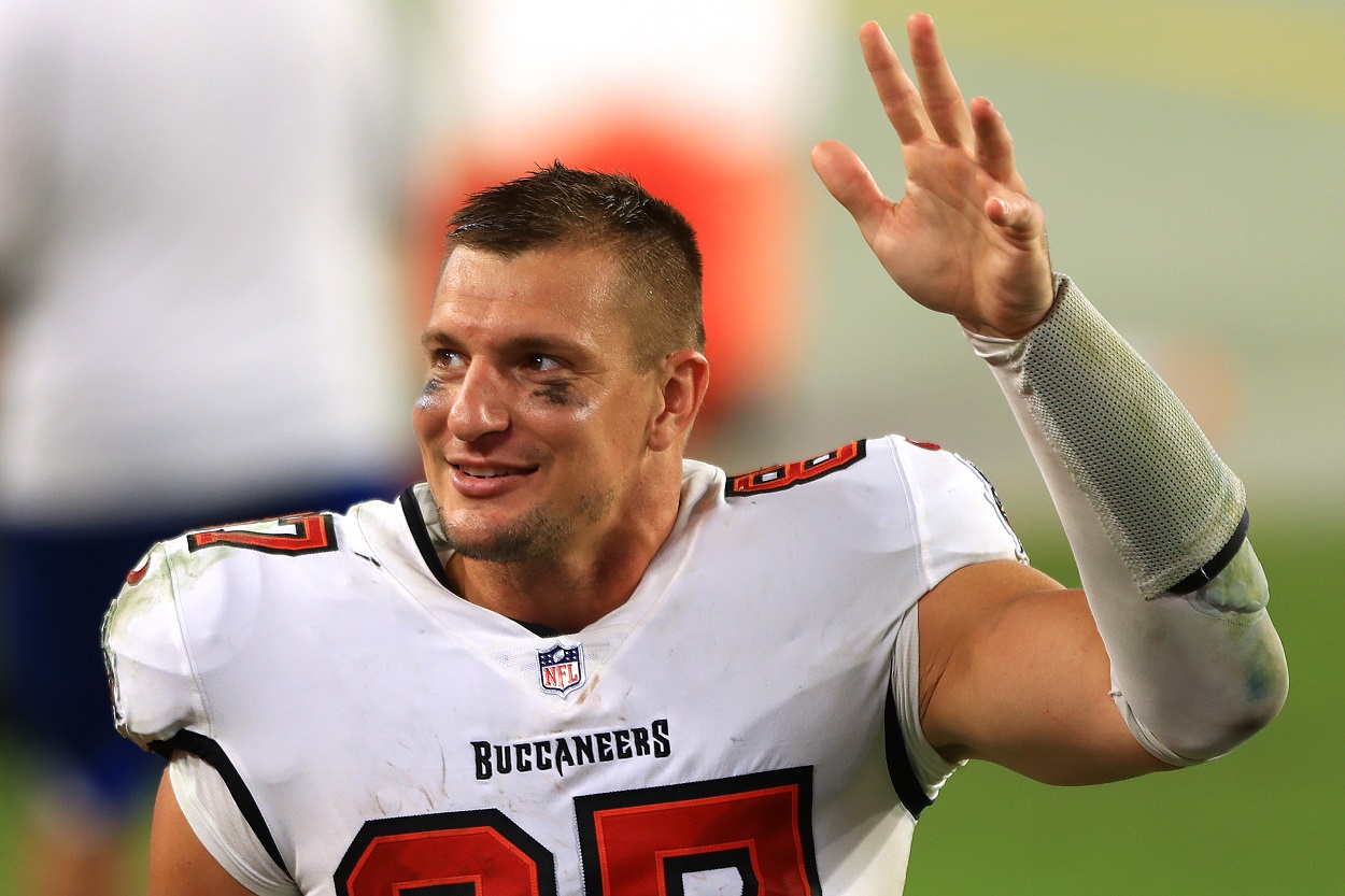 Rob Gronkowski following a Buccaneers-Packers matchup in October 2020