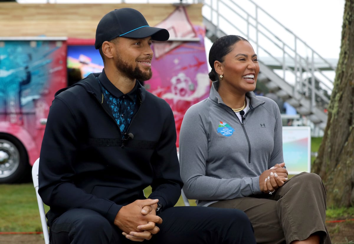 Stephen Curry and Ayesha Curry speak at The Workday Charity Classic, hosted by the Eat. Learn. Play. Foundation