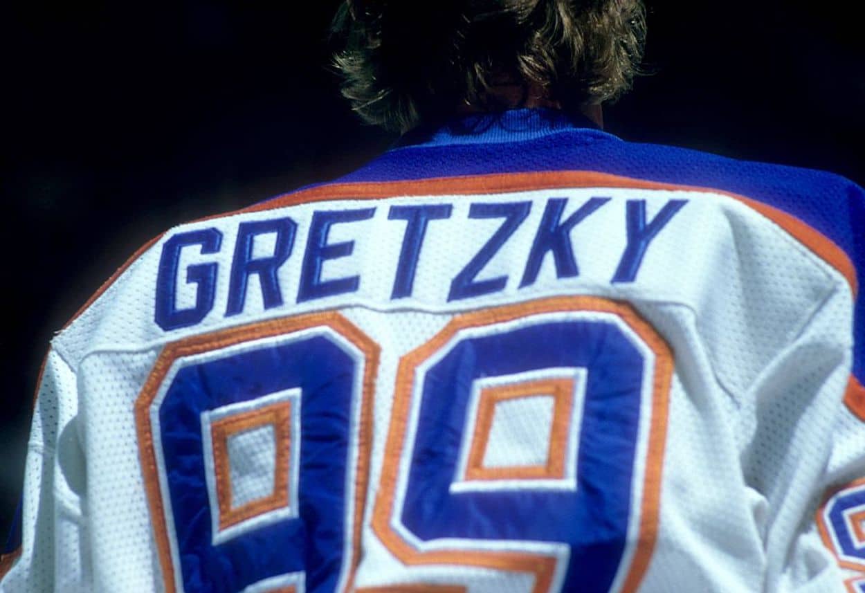 This Wayne Gretzky Edmonton Oilers jersey just sold for a record