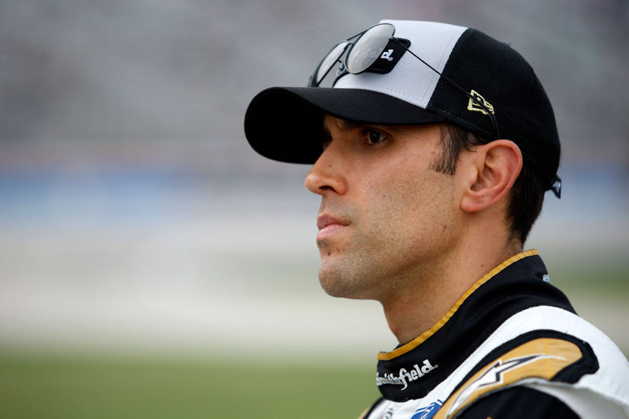 Aric Almirola during the elimination bracket qualifying for the NASCAR Cup Series All-Star Race