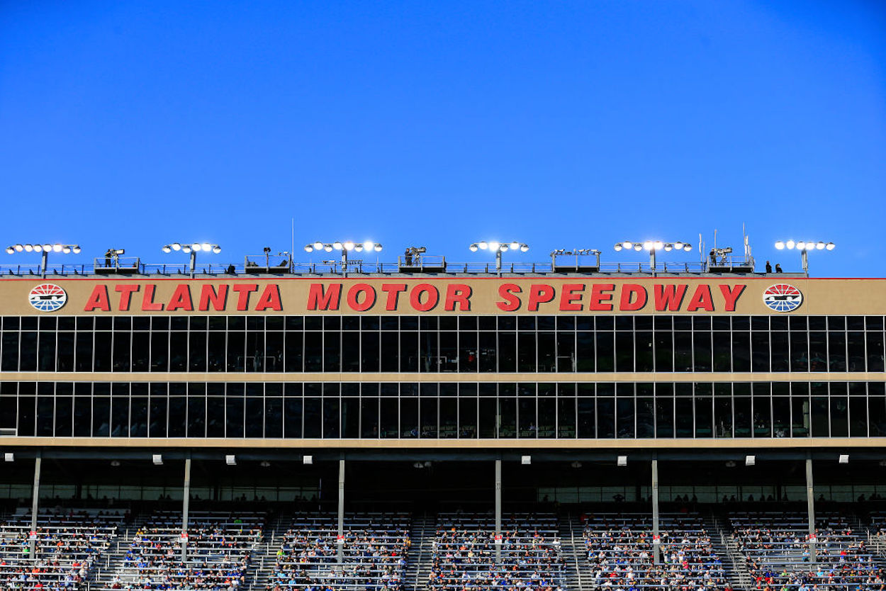 The suites at the reconfigured Atlanta Motor Speedway.