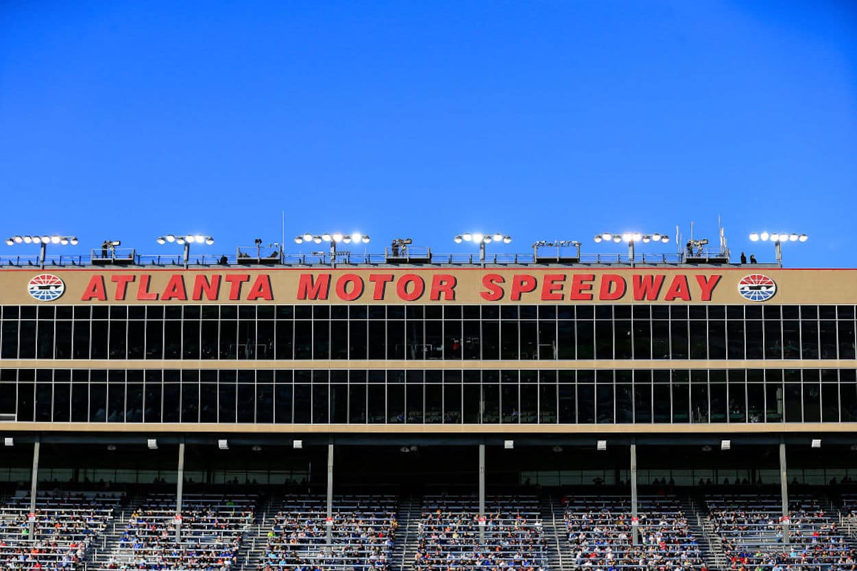 The suites at the reconfigured Atlanta Motor Speedway.